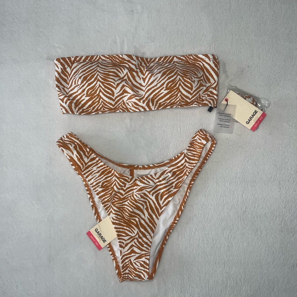 Garage Zebra Print Bikini Set